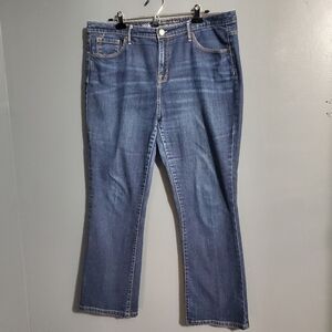 Mossimo Supply Co Womens Curvy Bootcut Mid Rise Size 14 Short